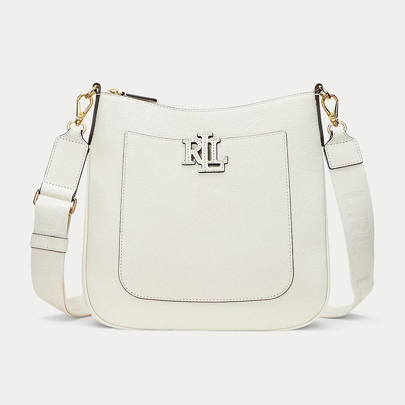 LAUREN RALPH LAUREN ペブルド レザー ラージ Cameryn クロス