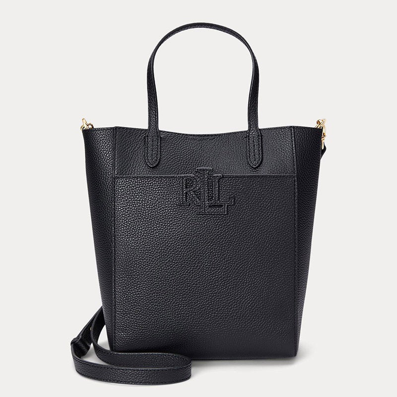 LAUREN RALPH LAUREN ペブルド レザー スモール Cameryn トート