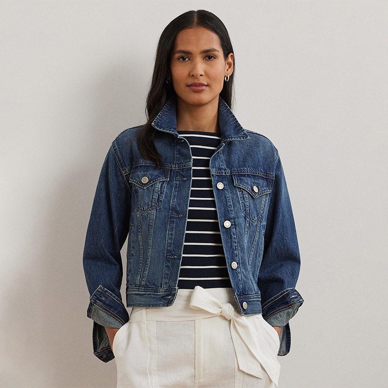 Ralph Lauren デニムジッパージャケット 90s POLO RALPH LAUREN ポロ ラルフローレン ストアーブランド