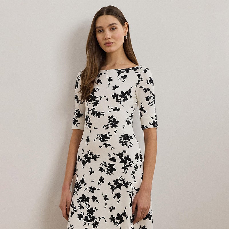 【ERDEM】ティアード フローラル コットン ミディドレス ERDEM】ティアード フローラル コットン ミ二ドレス ERDEM