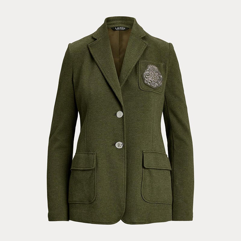 LAUREN RALPH LAUREN ブリオン ストレッチコットン ジャカード