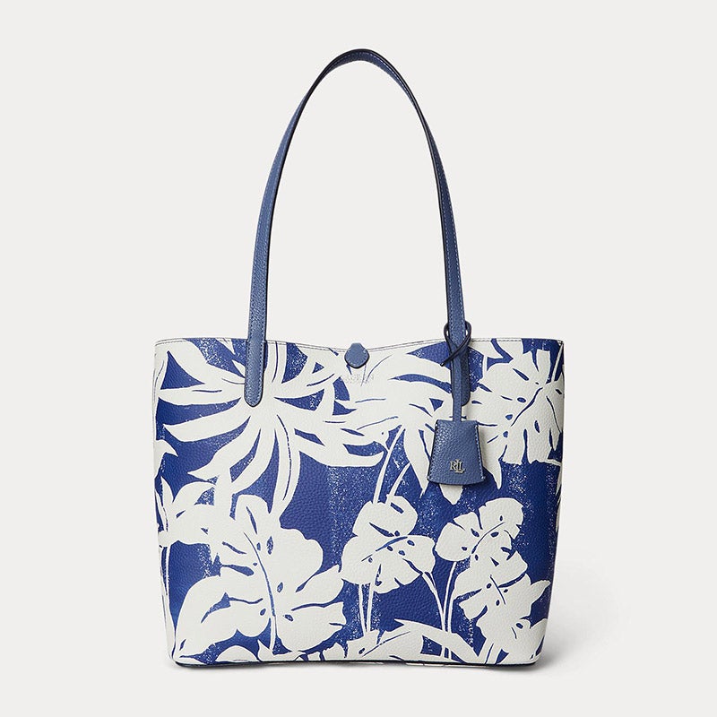 LAUREN RALPH LAUREN フェイクレザー ラージ リバーシブル