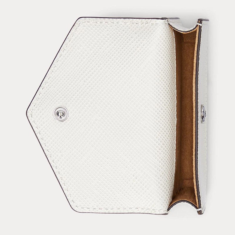【Lauren Ralph Lauren】クロスハッチレザー ジップカードケース クロスハッチ レザー ジップ カード ケース（カードケース