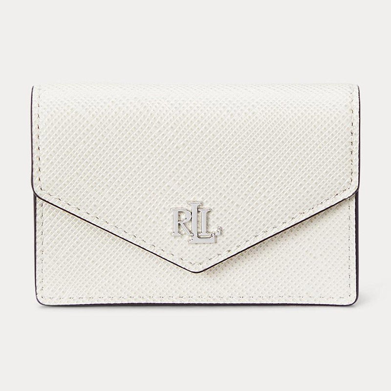 ローレンラルフローレン レザー フラップ カードケース POLO RALPH LAUREN パスケース ソフトシュリンクレザー IDカード
