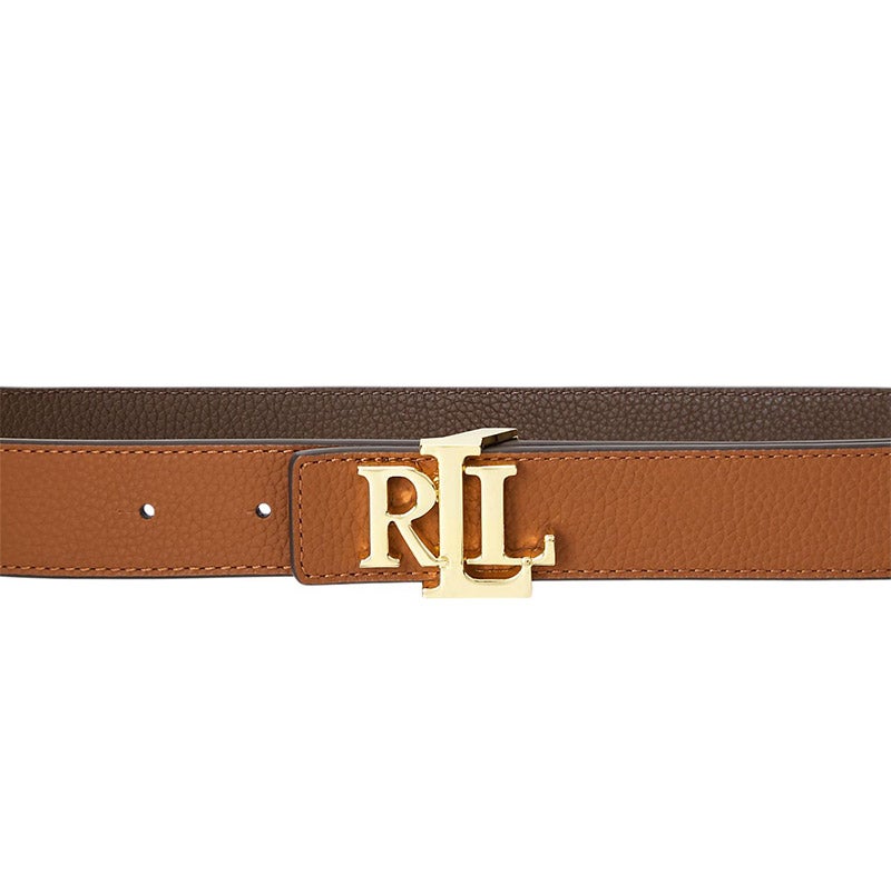 ラルフローレン ロゴ リバーシブル ペブルド レザー ベルト LAUREN RALPH LAUREN ロゴ リバーシブル ペブルド レザー ベルト