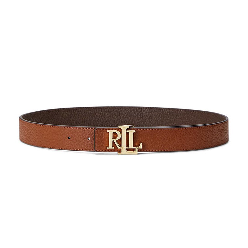 ラルフローレン ロゴ リバーシブル ペブルド レザー ベルト LAUREN RALPH LAUREN ロゴ リバーシブル ペブルド レザー ベルト