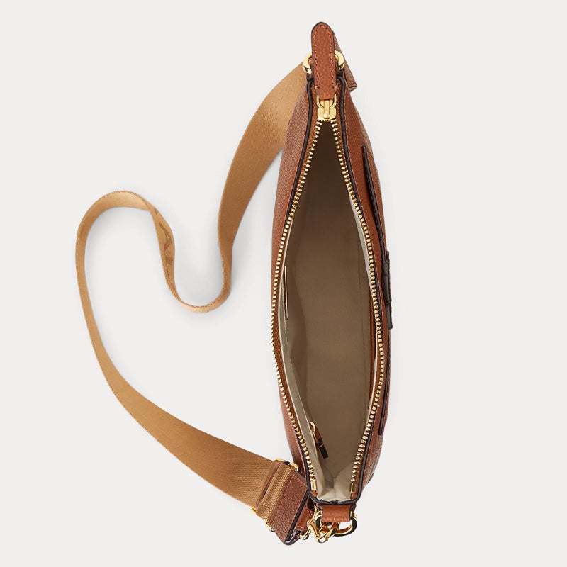 LAUREN RALPH LAUREN ペブルド レザー ラージ Cameryn クロス