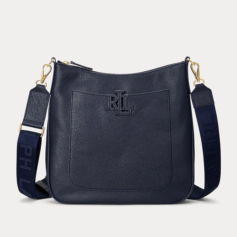 ペブルドレザー【Ralph Lauren】ラージ カメリン クロスボディ ペブルド レザー ラージ Cameryn クロスボディ（ショルダー