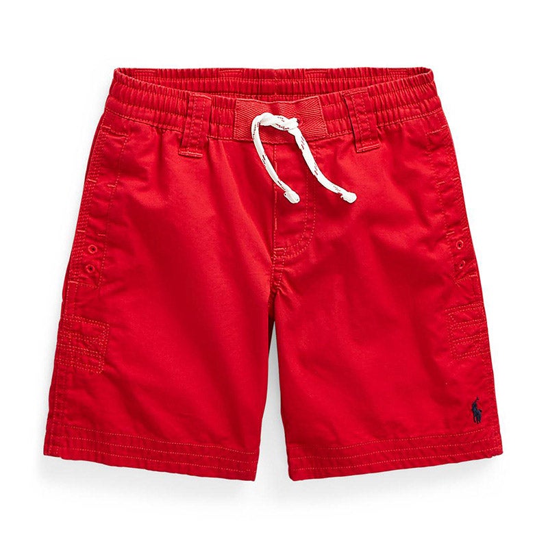 コットンツイル ドローストリング ショートパンツ