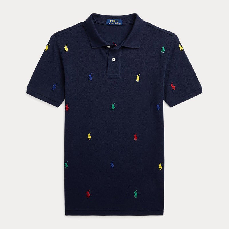 Polo ポニー コットン メッシュ ポロシャツ