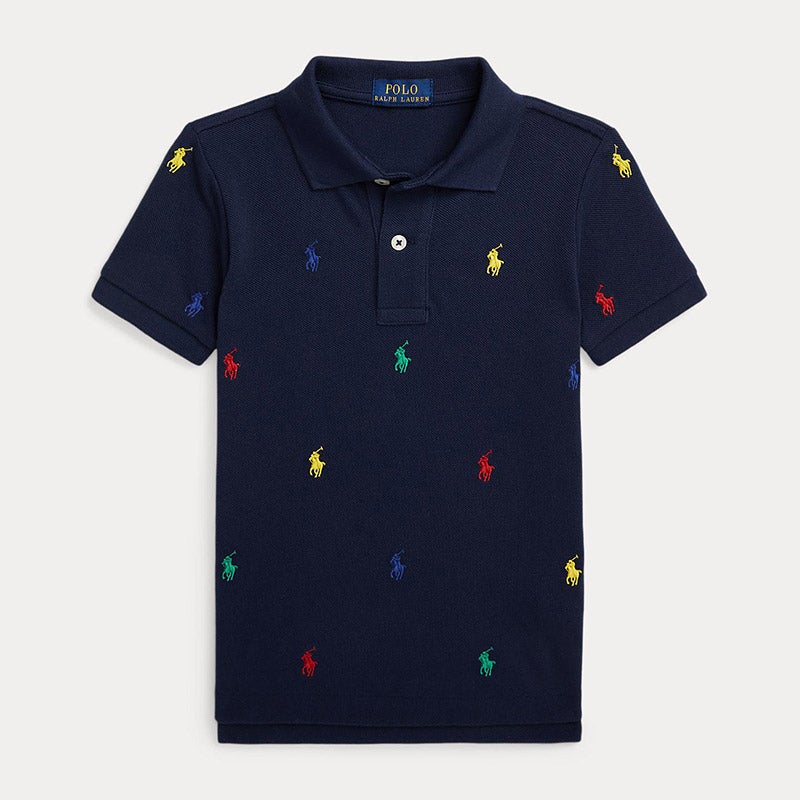 Polo ポニー コットン メッシュ ポロシャツ