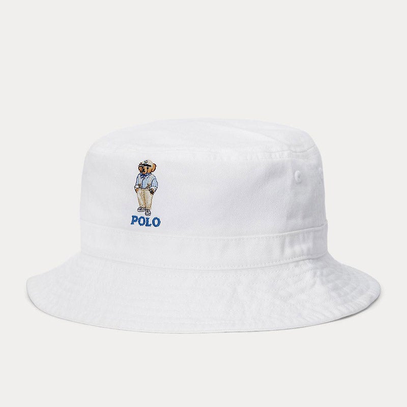 Polo ベア コットン ツイル バケット ハット