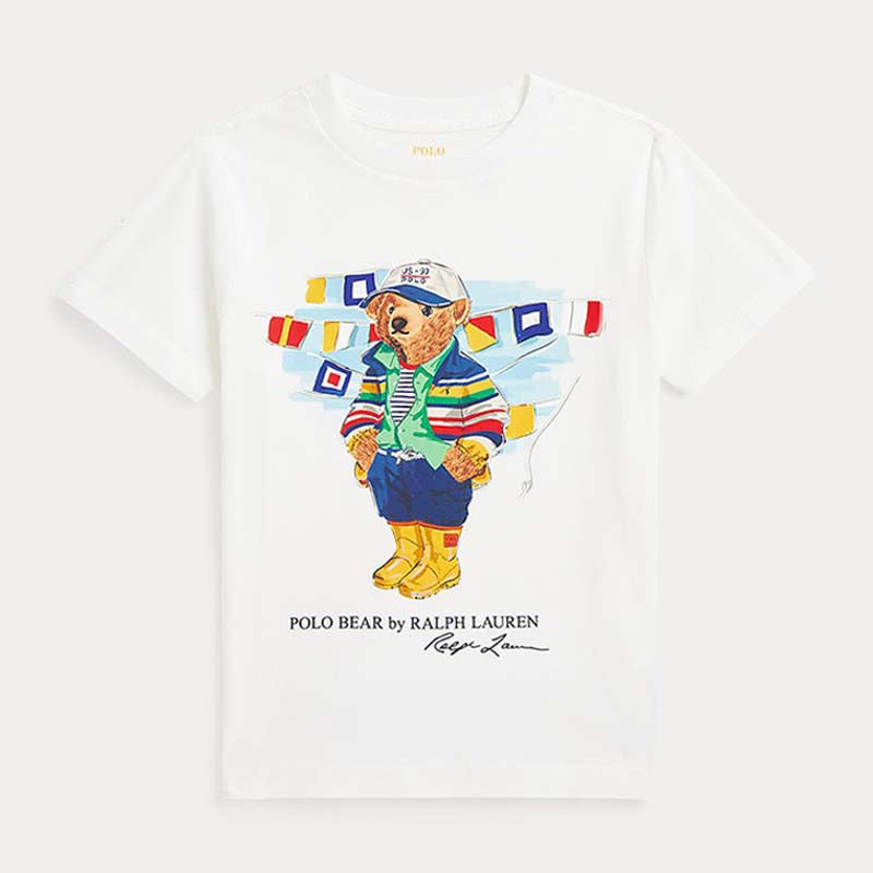 Polo ベア コットン ジャージー Tシャツ
