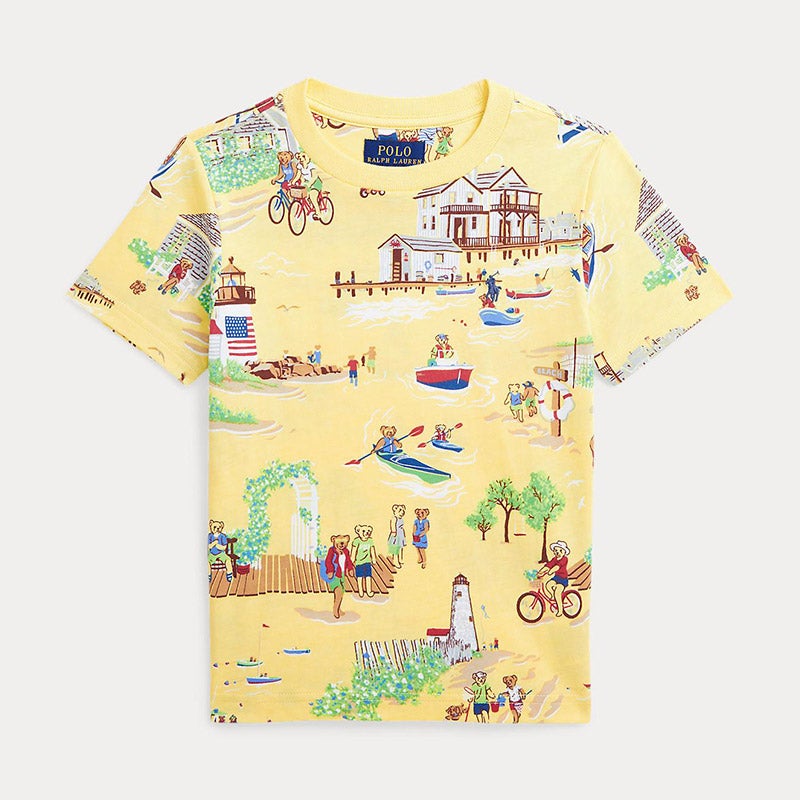 Polo ベア コットン ジャージー Tシャツ