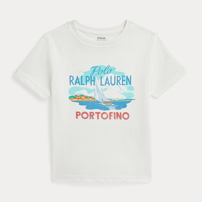 ロゴ コットン ジャージー Tシャツ