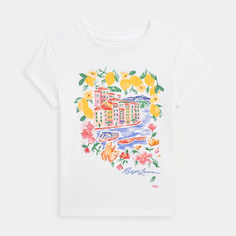 コットン ジャージー グラフィック Tシャツ