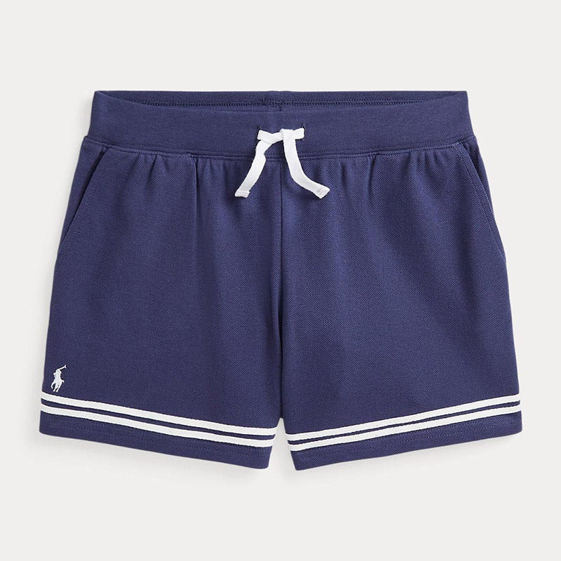 ストライプド ストレッチ メッシュ ショートパンツ