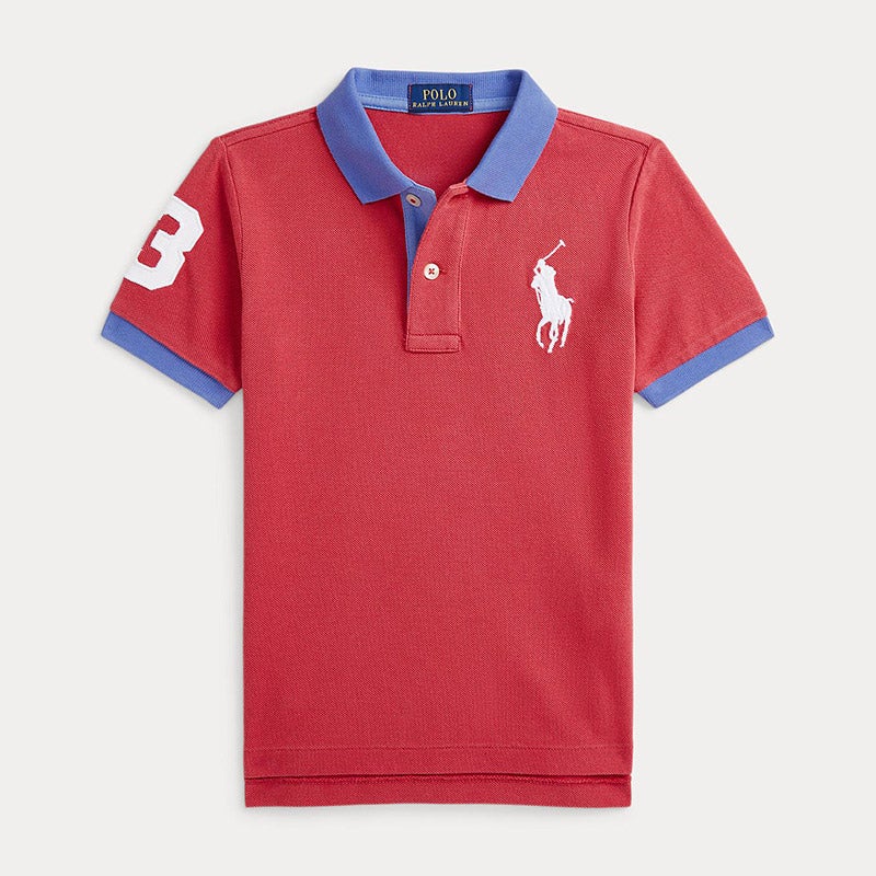 Big Pony コットン メッシュ ポロシャツ