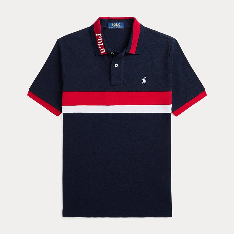 【POLO RALPH LAUREN】ストライプ メッシュ 半袖 ポロシャツ ストライプド コットン メッシュ ポロシャツ | ラルフ ローレン