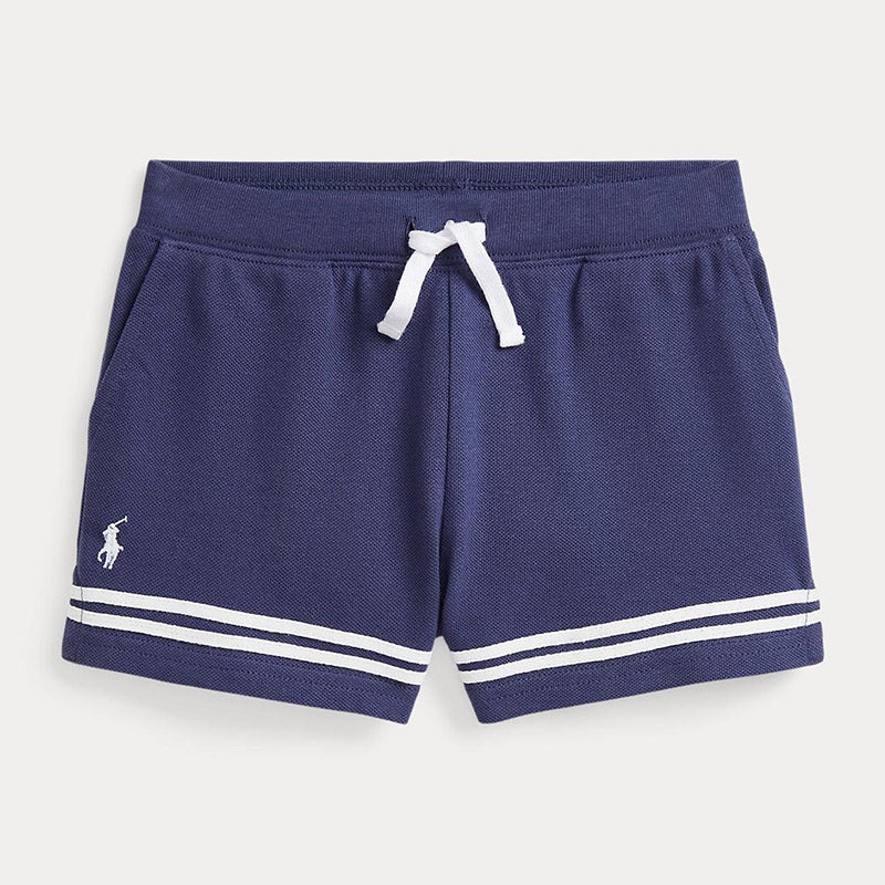 ストライプド ストレッチ メッシュ ショートパンツ