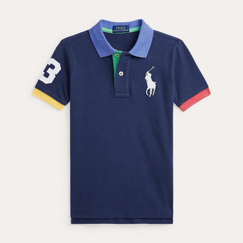 Big Pony コットン メッシュ ポロシャツ