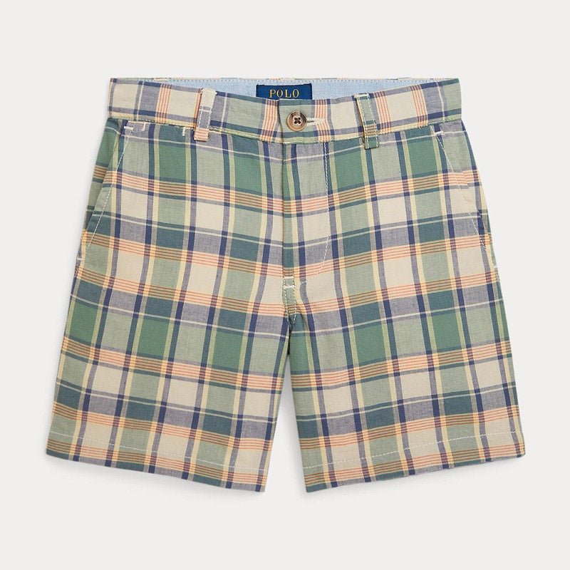 Bedford コットン マドラス ショートパンツ