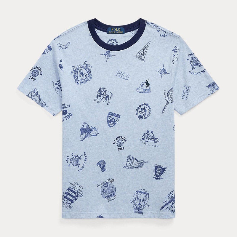 コットン ジャージー グラフィック Tシャツ