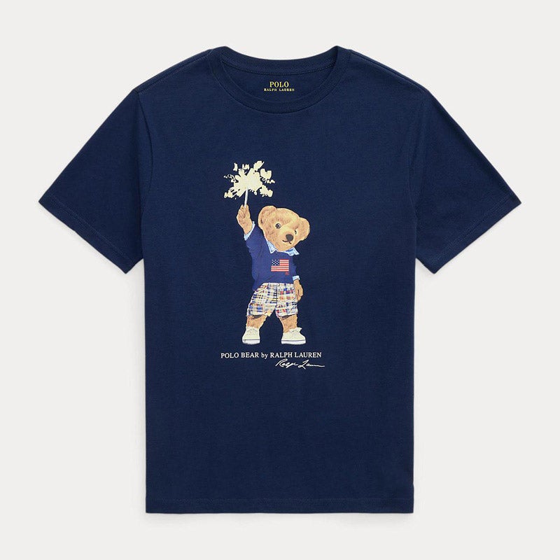 Polo ベア コットン ジャージー Tシャツ