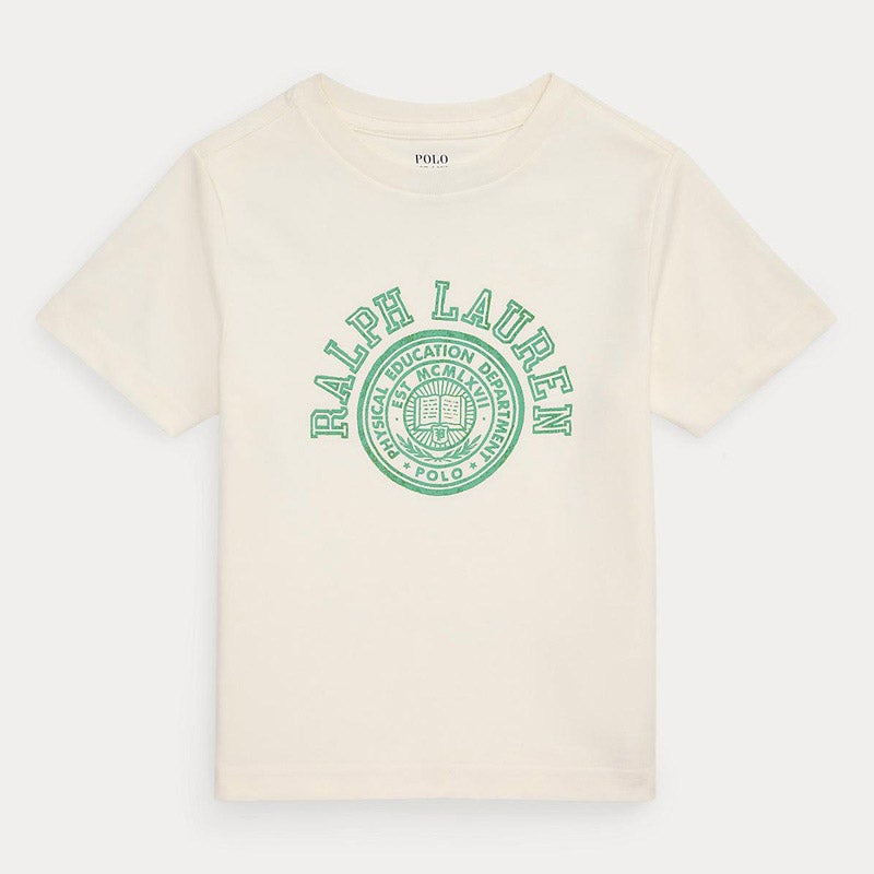 ロゴ コットン ジャージー Tシャツ