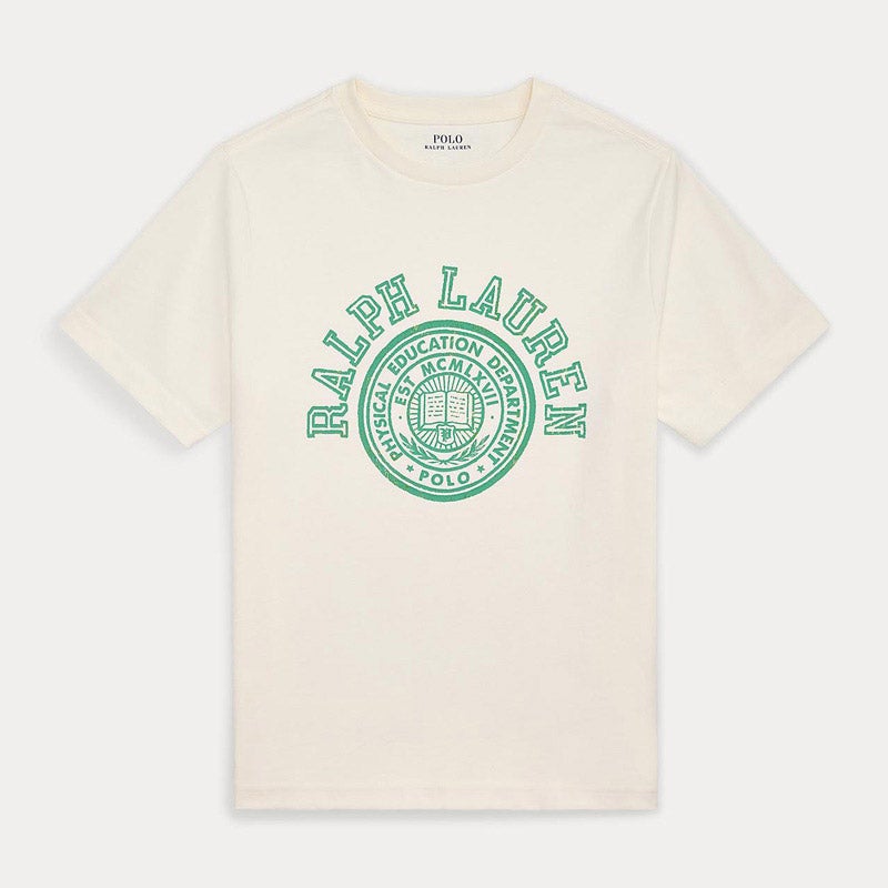 ロゴ コットン ジャージー Tシャツ