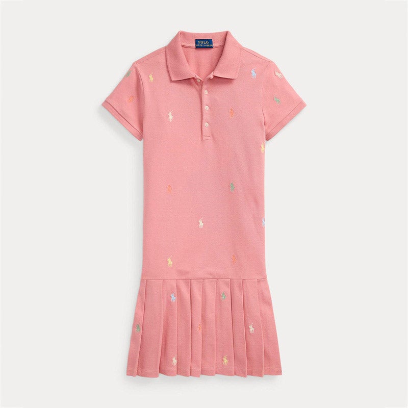 Polo ポニー ストレッチ メッシュ ポロ ドレス