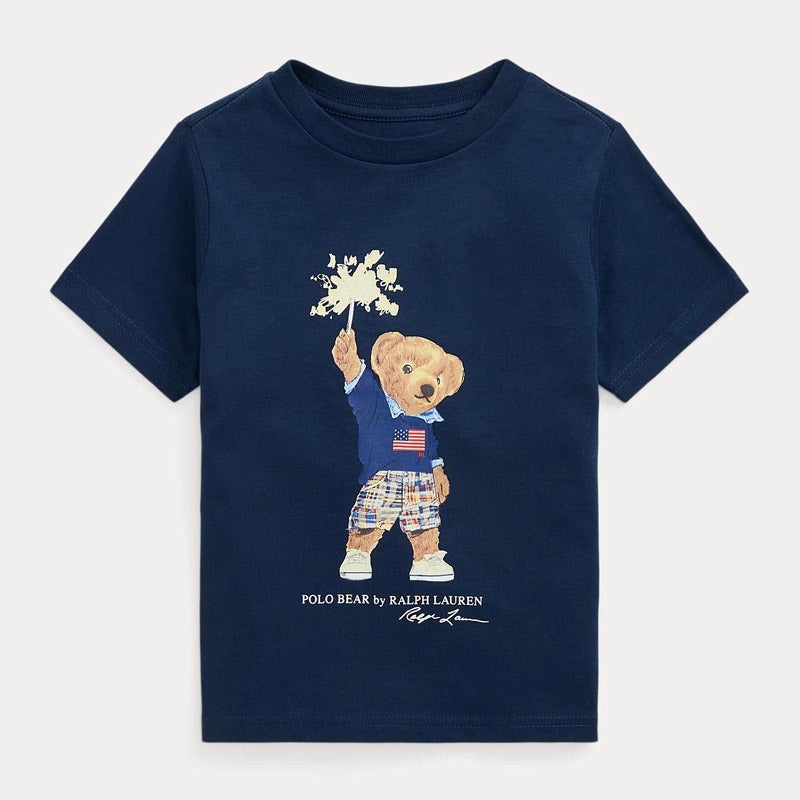 Polo ベア コットン ジャージー Tシャツ