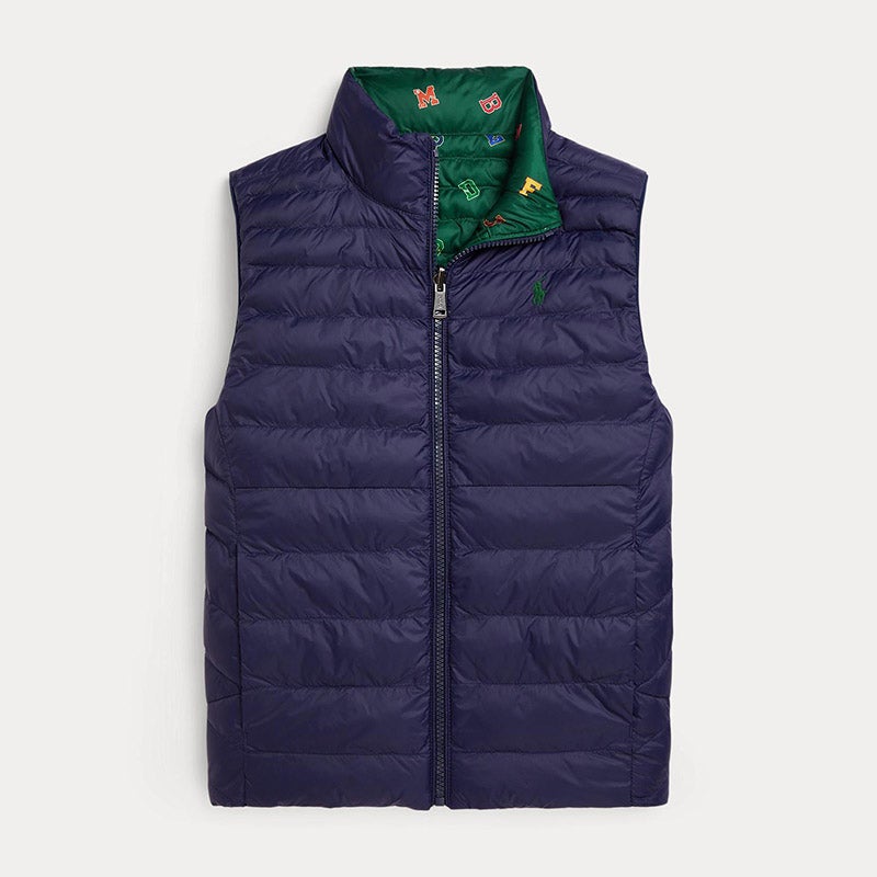 美品 Polo Ralph Lauren 2way インシュレーションベスト POLO RALPH LAUREN CHILDRENSWEAR(ボーイズ & ガールズ) P