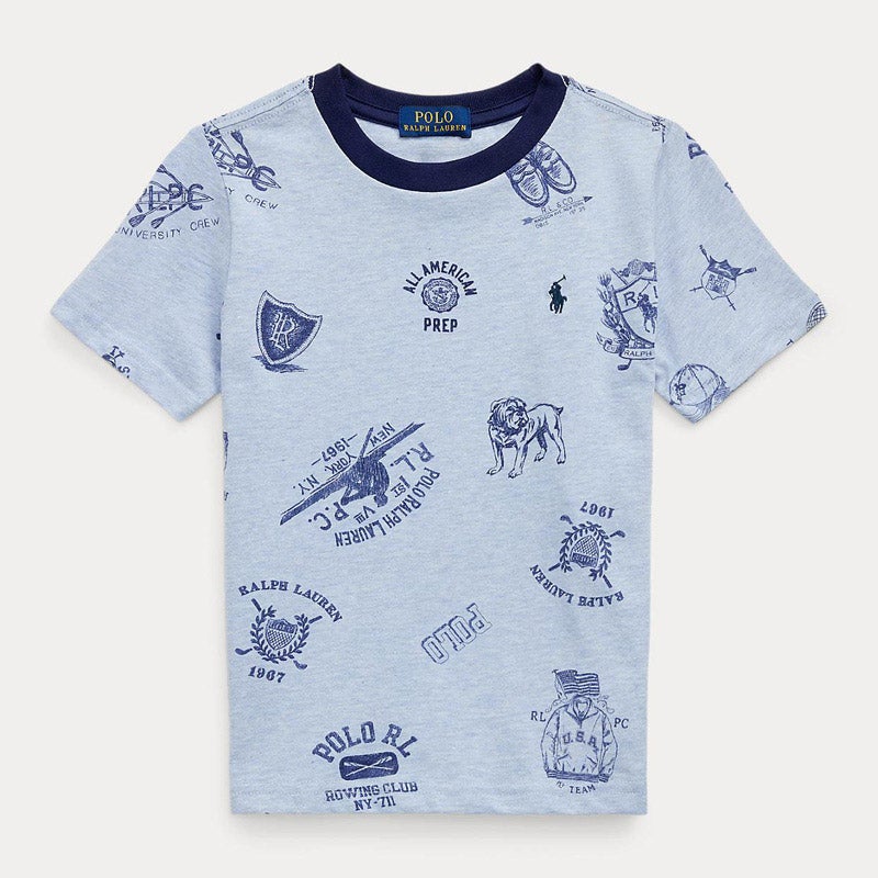 コットン ジャージー グラフィック Tシャツ