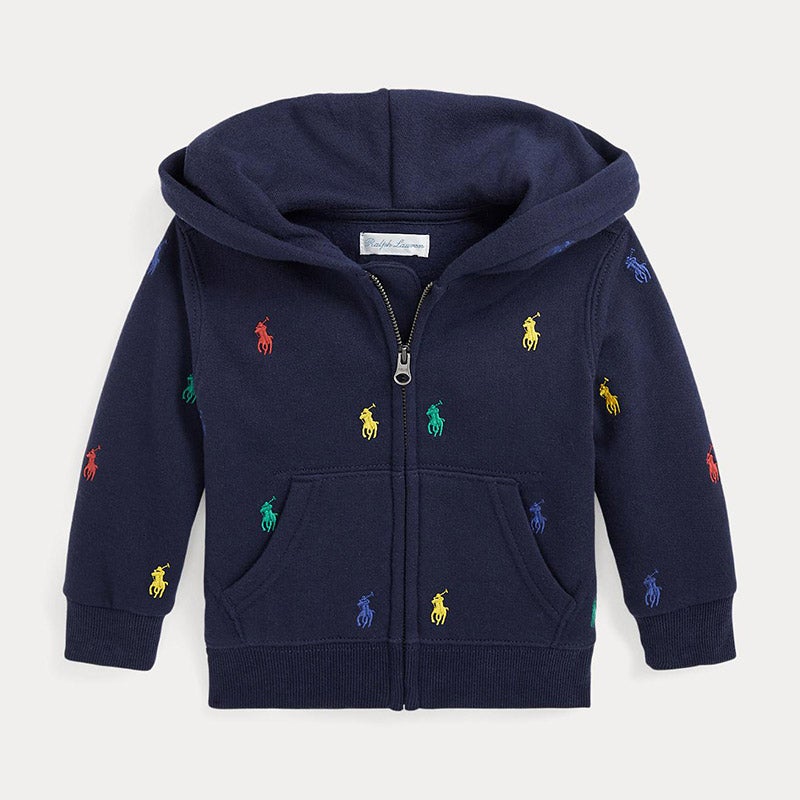 Polo ポニー フリース フルジップ フーディ