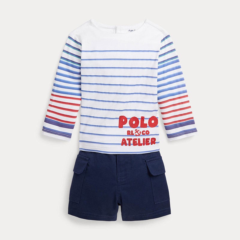 RALPH LAUREN BABY プラッド コットン シャツドレス & ブルマー 通販