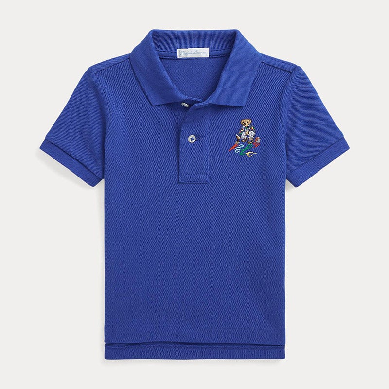 RALPH LAUREN BABY Polo ベア コットン メッシュ ポロシャツ 通販