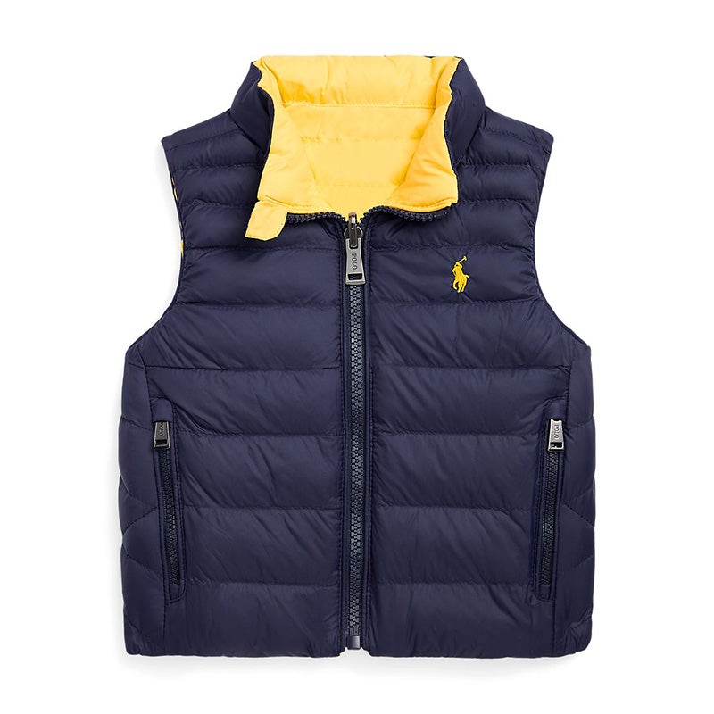 RALPH LAUREN BABYリバーシブル ウォーターリペラント ベスト+