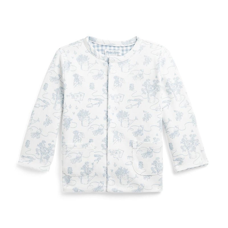 RALPH LAUREN BABY リバーシブル コットン インターロック ジャケット