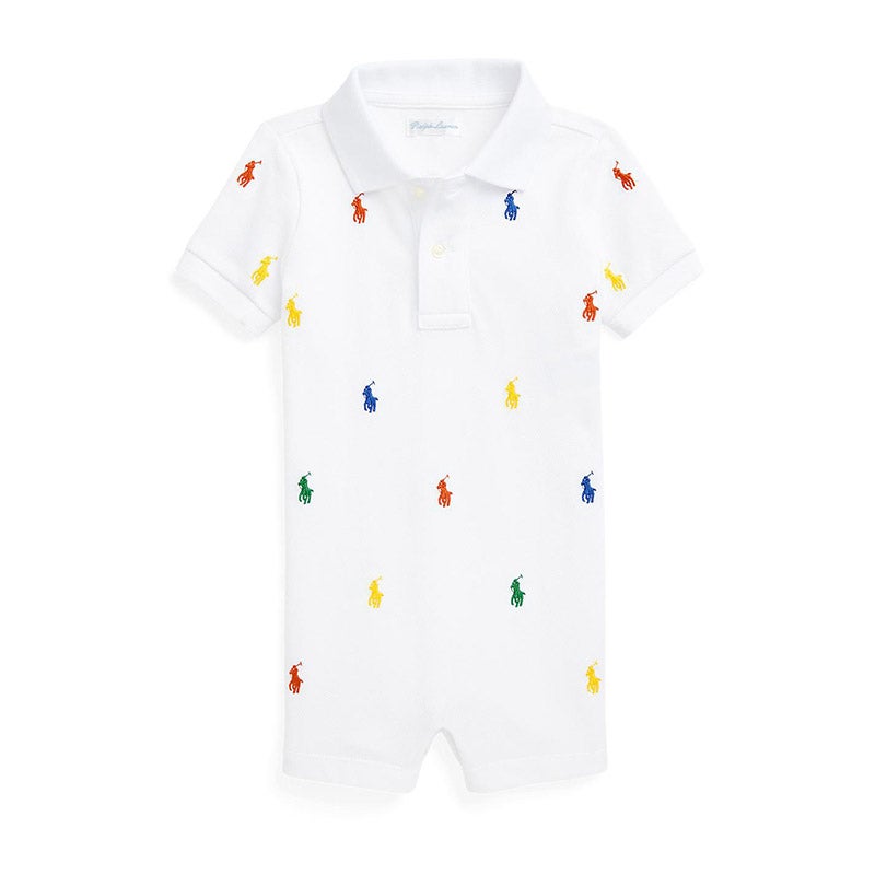 RALPH LAUREN BABY Polo ポニー コットン メッシュ ポロ ショート