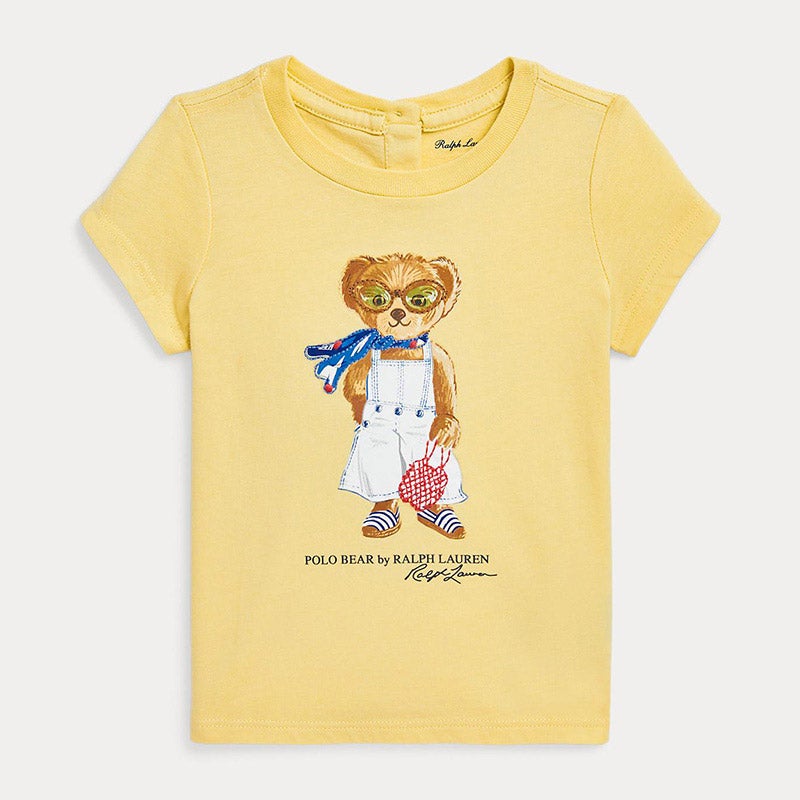 Polo ベア コットン ジャージー Tシャツ
