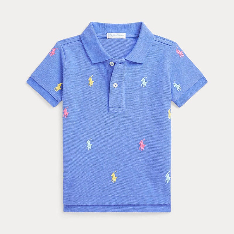 Polo ポニー コットン メッシュ ポロシャツ