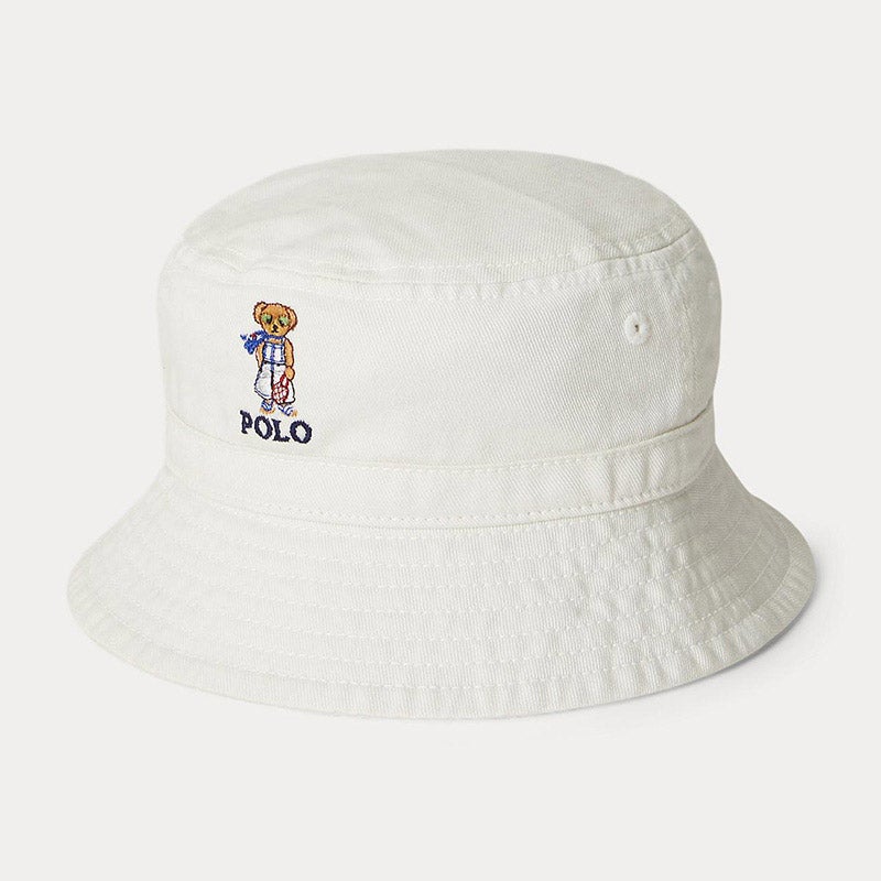 Polo ベア コットン ツイル バケット ハット