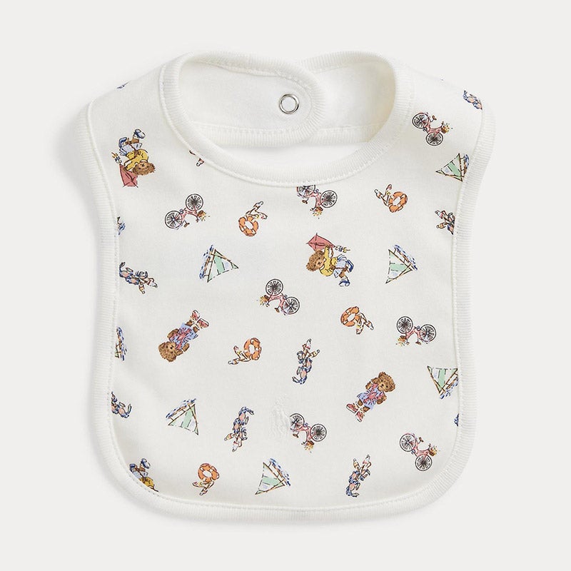 Polo ベア コットン インターロック ビブ