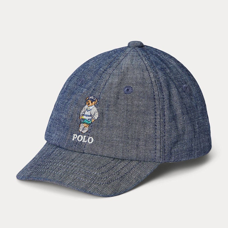 Polo ベア コットン シャンブレー ボール キャップ