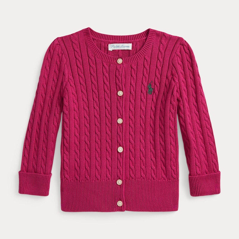 RALPH LAUREN BABY ミニケーブル コットン カーディガン 通販