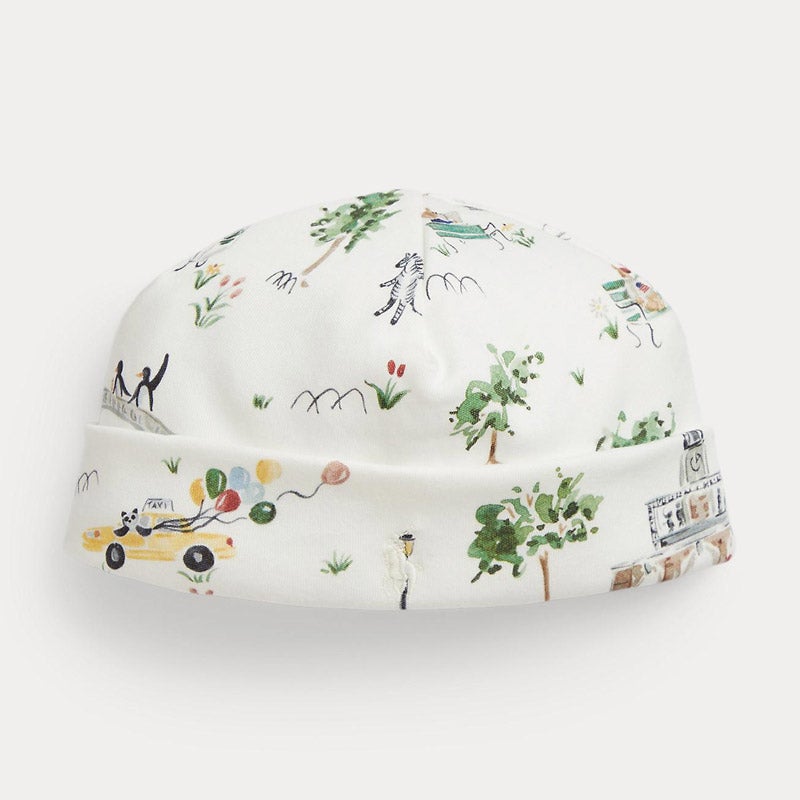 RL ベビー x Riley Sheehey コットン ビーニー
