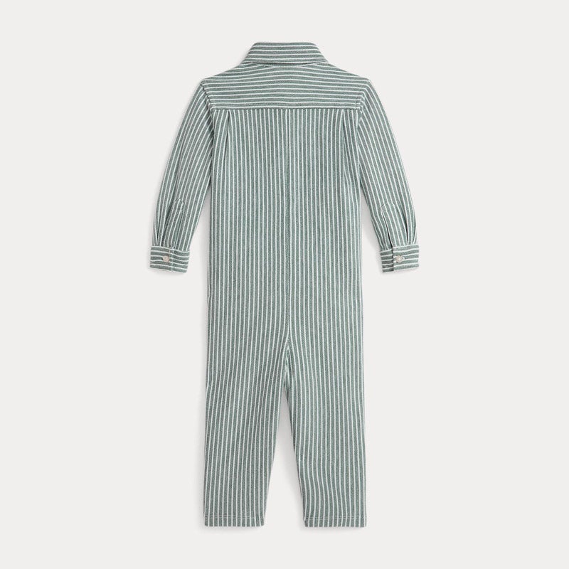 【todaka0414 】Ralph Lauren ベージュ カバーオール ラルフローレン 正規品 カバーオール ベージュ ダブルポケット