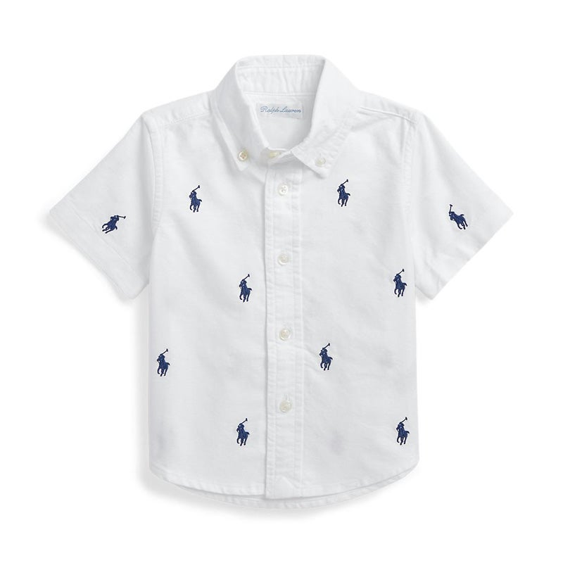 RALPH LAUREN BABY Polo ポニー オックスフォード ショートスリーブ