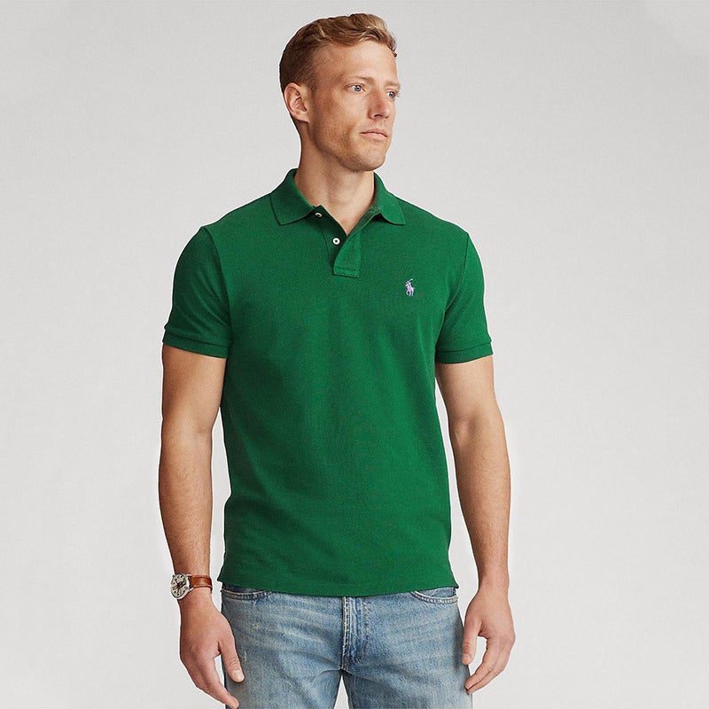 Green ralph lauren polo shirt discount